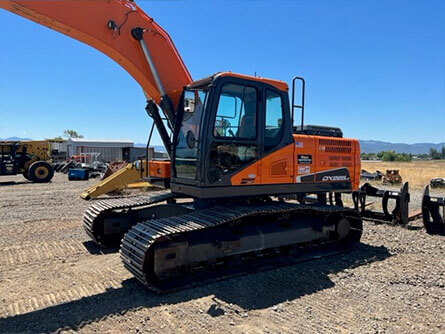 Orange Excavator